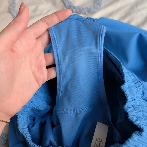 lululemon athletica Hotty Hot High Rise Lined Athletic Shorts in Blue Pool Party - Picture 5 of 6